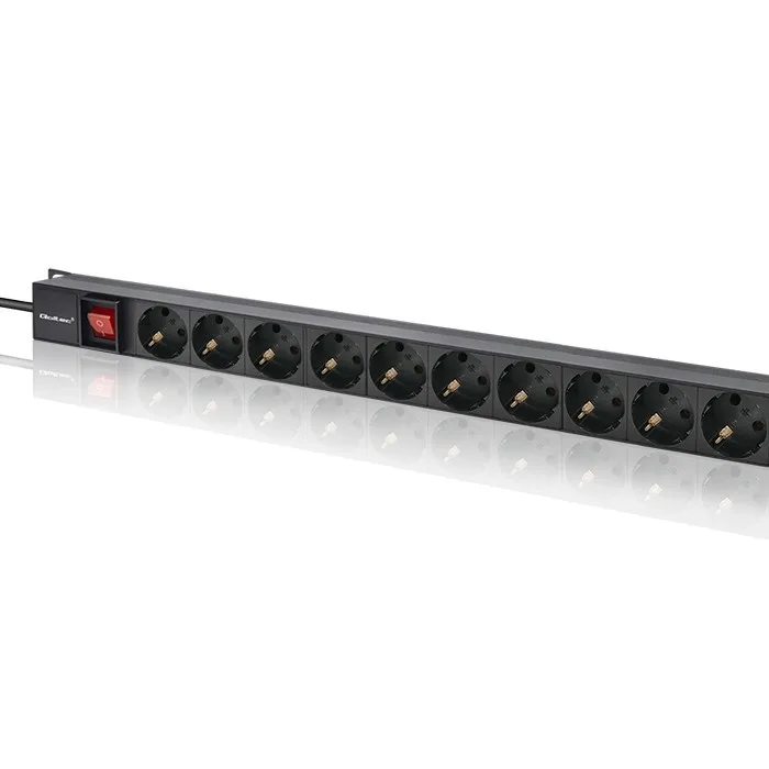 Qoltec Power strip for RACK 16A PDU,16xSCHUKO,vertical - Image 6