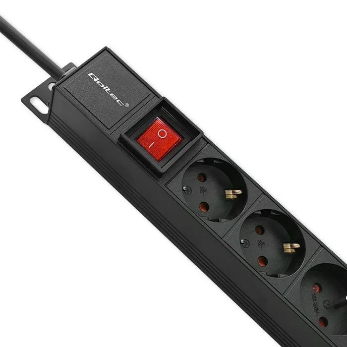 Qoltec Power strip for RACK 16A PDU,16xSCHUKO,vertical - Image 8