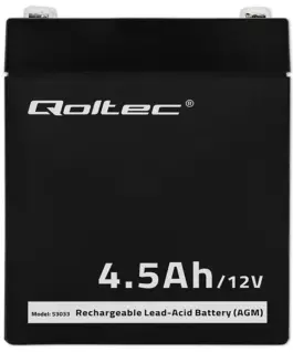 Qoltec Battery AGM 12V 4.5Ah max.1.35A
