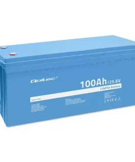 Qoltec LiFePO4 battery 25.6V 100Ah 2560WhBM