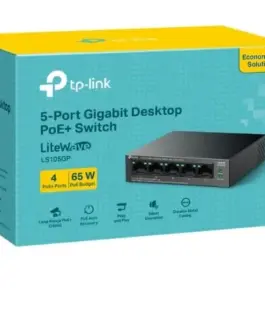 Alternative view of TP-LINK Switch LS105GP 5xGE PoE+