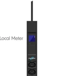 PowerWalker разклонител за шкаф pdu 19 10a 16x iec c13 3m iec c14 miernik вертикален