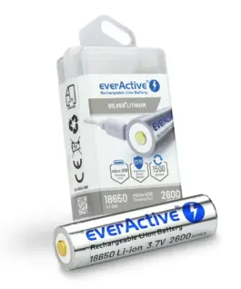 everActive RECHARGEBLE BATTERY 186 50 37V LI-ION 2600 MAH