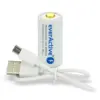 everActive Rechargeble battery 16340 37V Li-ion 700 mAh micro USB