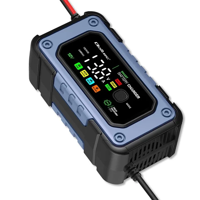 Qoltec Battery зарядно with rapair function,12V,7A - Image 3