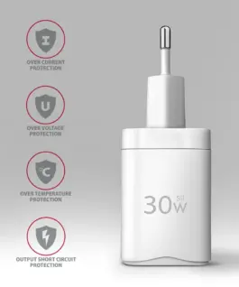 AXAGON ACU-PD30W PD&QC wall ch arger 30W 1x port USB-C