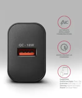 AXAGON ACU-QC18 QC wall charge r 18W 1xport USB-A blac