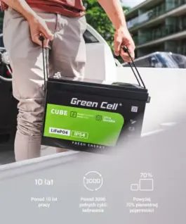 Green Cell Accumulator CUBE LiFePO4 60Ah 12V/12.8V 768Wh