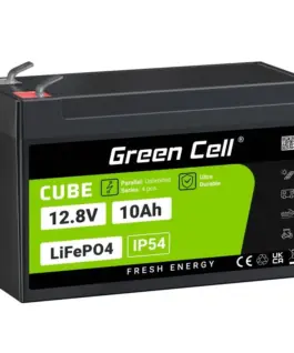 Green Cell Accumulator CUBE LiFePO4 10Ah 12V/12.8V 128Wh