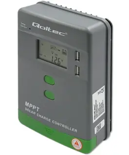 Qoltec Solar charge controller MPPT 20A12V 24V2xUSB