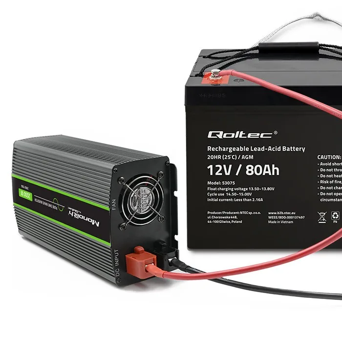 Qoltec AGM battery 12V 80Ah - Image 9