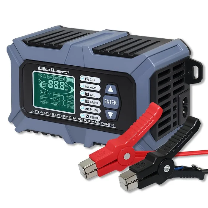Qoltec зарядно with battery tester 12V 6A repair fu