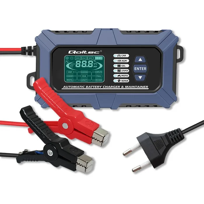 Qoltec зарядно with battery tester 12V 6A repair fu - Image 2