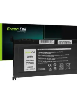 Green Cell Лаптоп battery Dell WDXOR 114V 3400mAh