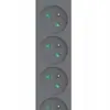 Tracer Power Line+ mobile ready surge protector power strip 1.5m (4 sockets + 3x USB A 5V 2.4A)