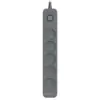 Tracer Power Line+ 5m Graphite surge protector power strip (5 sockets)