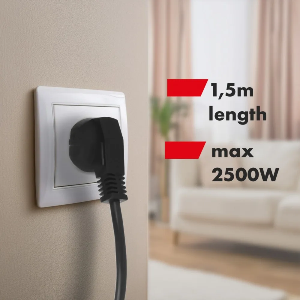 Maclean Power strip 4 sockets 1,5m 1,5m MCE508 B - Image 6