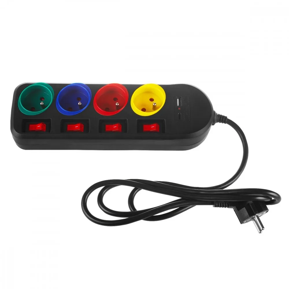 Maclean Power strip 4 sockets 15m 15m MCE508 B
