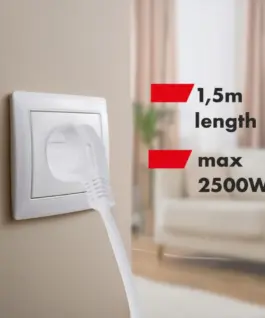 Alternative view of Maclean Power strip 4-socket USB A/C 1,5m, MCE508 W