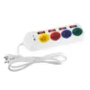 Maclean Power strip 4-socket USB A/C 15m MCE508 W