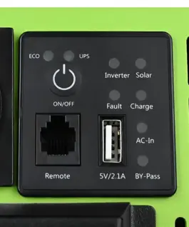 Qoltec 3in1 solar inverter with AC charging function