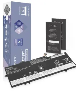 Mitsu Battery for Lenovo ThinkPad X1 Yoga 4 5 Carbon 7 8 3325 mAh (51 Wh) 15.36V