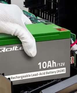 Qoltec AGM battery 12V 10Ah Maintenance free for UP