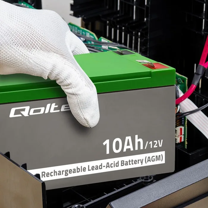 Qoltec AGM battery 12V 10Ah Maintenance free for UP - Image 7
