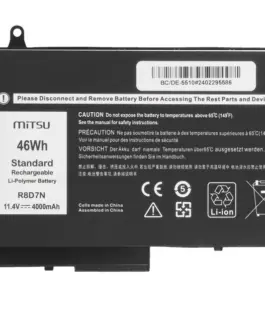 Alternative view от Mitsu Battery R8D7N for Dell Latitude 5410 5411 5500 Precision 3541 3550 - 11.4V 4000 mAh (46 Wh) 11.4V