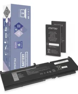 Mitsu Battery PKWVM for Dell Precision 15 7550 7560 Precision 15 7760 7400 mAh (84 Wh) 11.4V