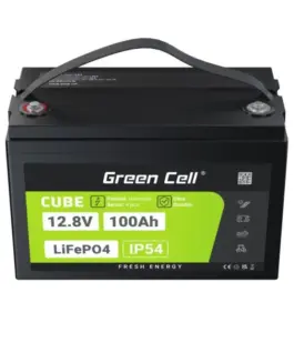 Green Cell LiFePO4 battery 100Ah 12V/12.8V 1280Wh