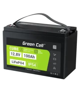 Green Cell LiFePO4 battery 100Ah 12V/12.8V 1280Wh