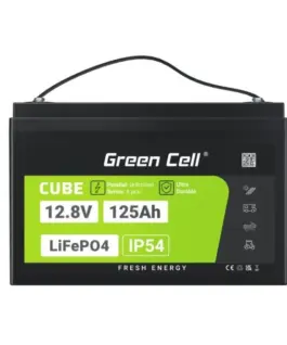 Green Cell LiFePO4 battery 125Ah 12V/12.8V 1600Wh