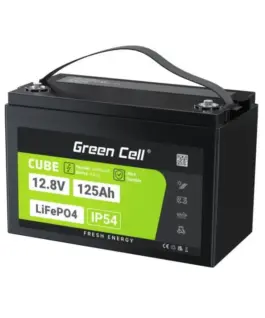 Green Cell LiFePO4 battery 125Ah 12V/12.8V 1600Wh