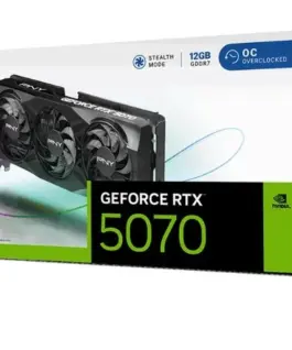 Alternative view of PNY видео карта GeForce RTX 5070 OC 3F 12GB 192-bit 672GB/s
