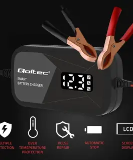 Qoltec Microпроцесор зарядно 12V 2A with cell regene