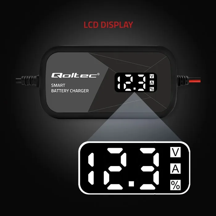 Qoltec Microпроцесор зарядно 12V 2A with cell regene - Image 5