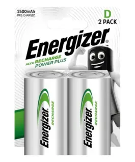 Energizer Battery Precharged D Power Plus 2500 mAh 2 pcs. Blister
