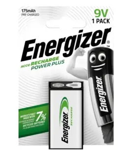 Alternative view от Energizer Accumulator Power Plus 9V 6LR61 175 mAh 1 pc blister