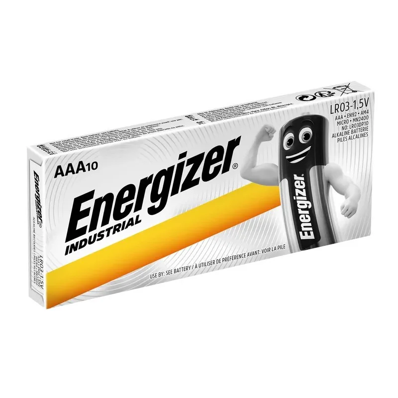 Energizer BATTERY l INDUSTRIAL ALKALINE AAA l 10PK - Image 2