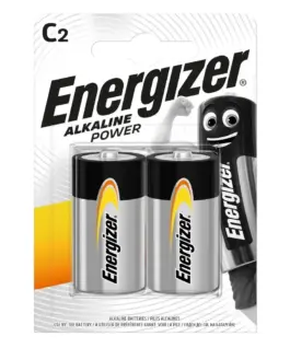 Energizer Battery Alkaline Power C LR14 2 pcs blister