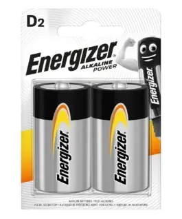 Energizer BATTERIES ALKALINE POWER D E95/ 2PIECES
