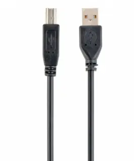 Gembird USB кабел 2.0 Type AB AM-BM 1.8m черен