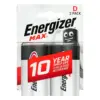 Energizer ALKALINE BATTERIES LR20 /D BLISTER 2PCS.