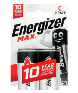 Energizer ALKALINE BATTERIES LR14 /C BLISTER 2PCS.