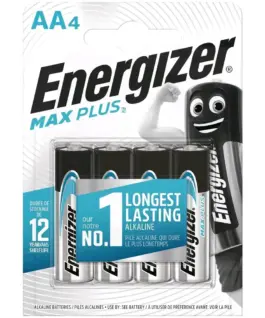 Energizer Alkaline batteries LR6/AA blister 4 pcs. ENERGIZER MAX PLUS