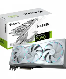 Gigabyte видео карта GeForce RTX 5080 AORUS MASTER ICE 16G 256BIT GDDR7 3DP
