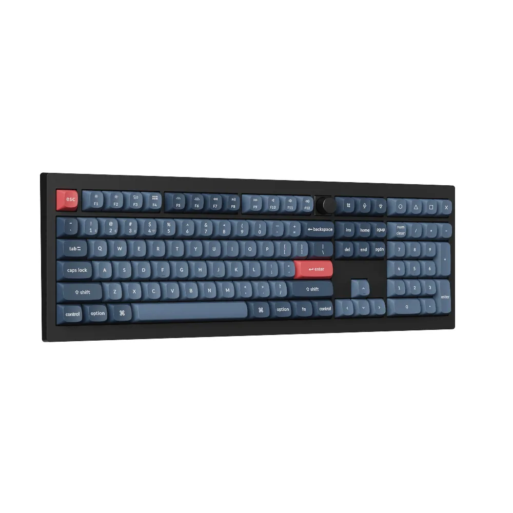 Механична клавиатура Keychron V6 MAX QMK Carbon Black - Wireless, Full-Size - Image 5