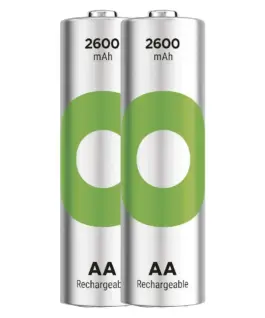 Alternative view от GP Battery Batteries R6/AA NI-MH 2 600mAh blister 2pcs.