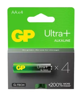 GP Battery Alkaline batteries LR6/ AA GP ULTRA+ 4PCS.